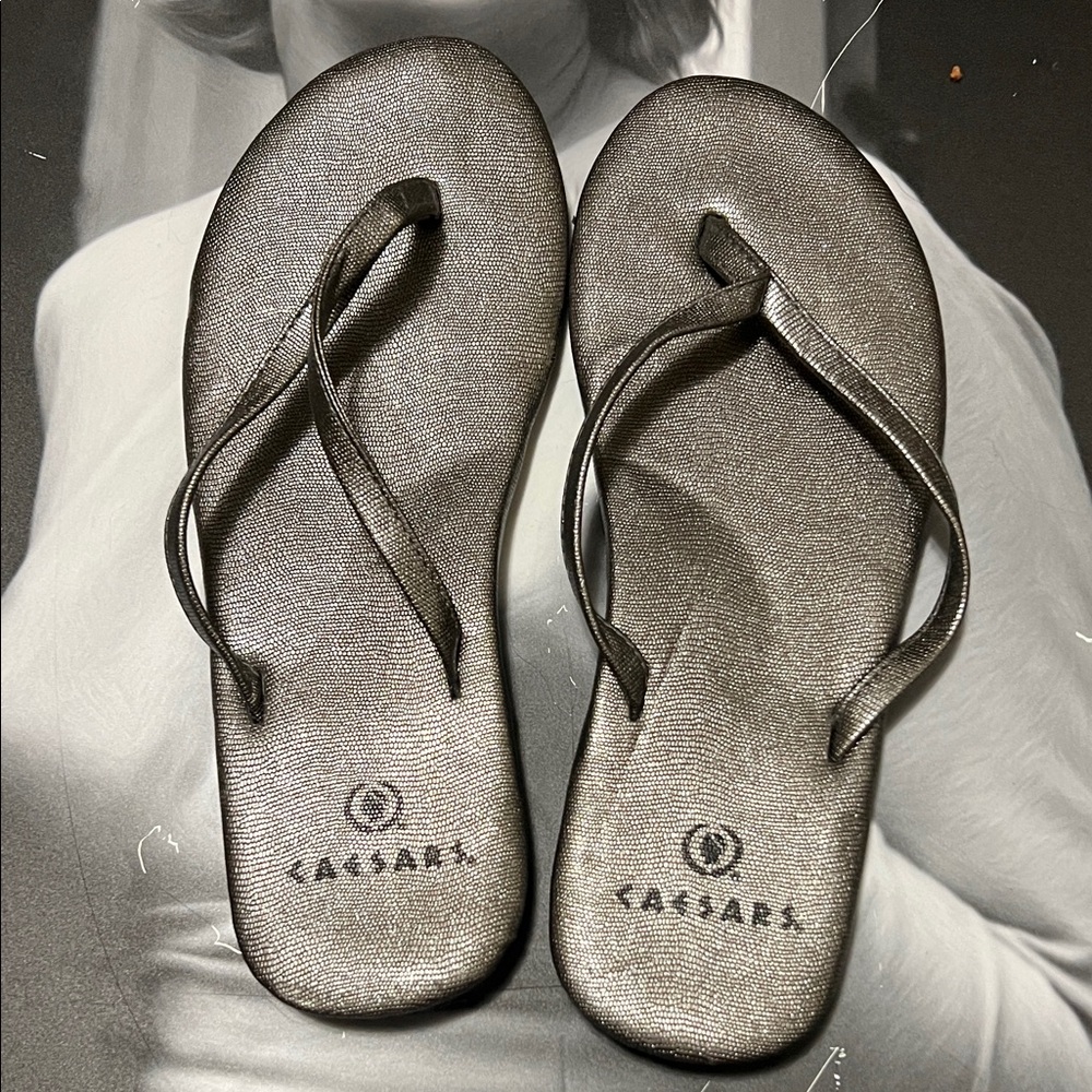 Caesars Women's Silver Sandals